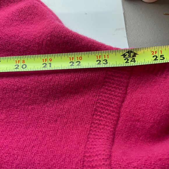 New Gibson LATimer XL Hot Pink Turtleneck Sweater Dress Wool Blend - Picture 7 of 12